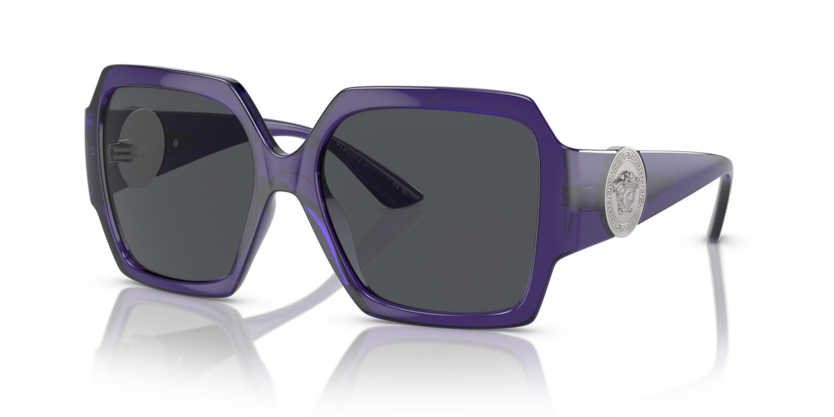  dark grey/transparent purple