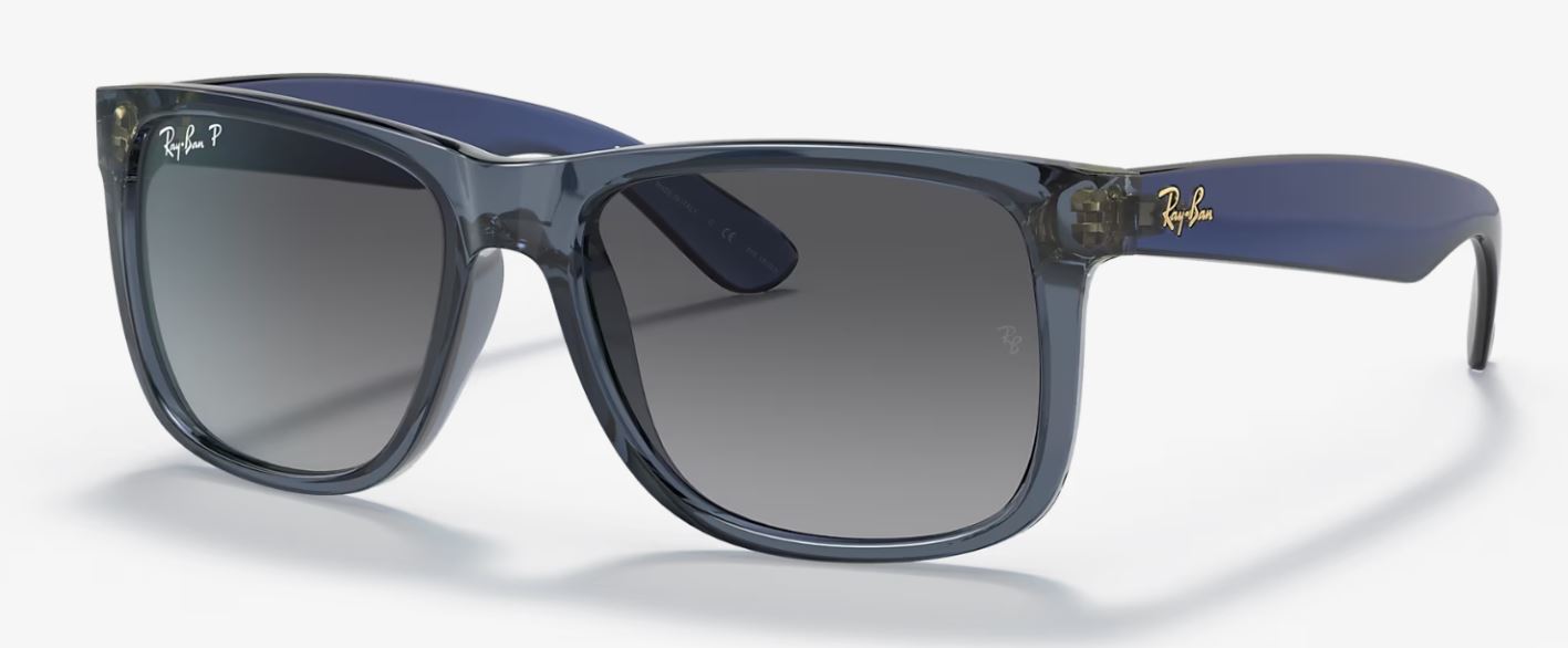  grey gradient polarized / transparent blue