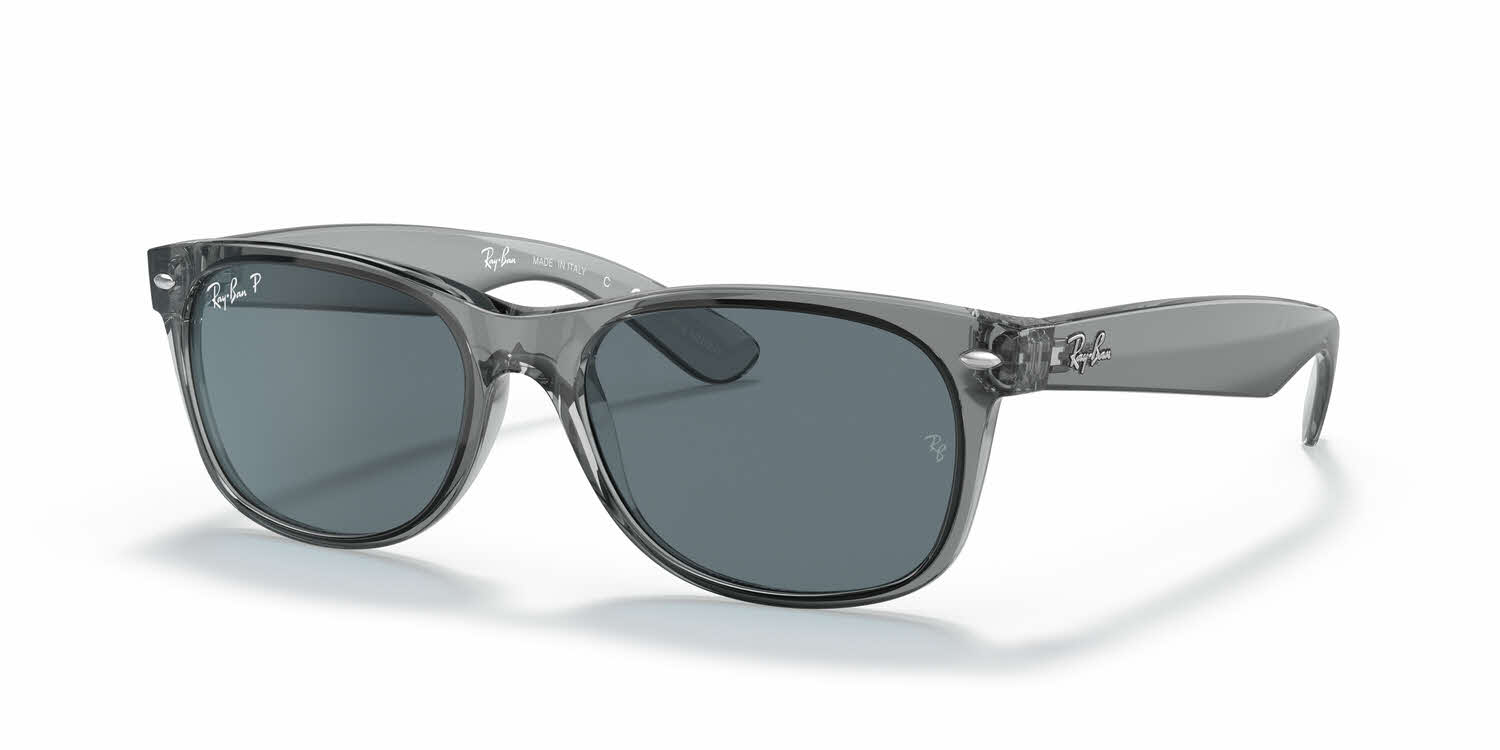  dark blue polarized lens/transparent grey