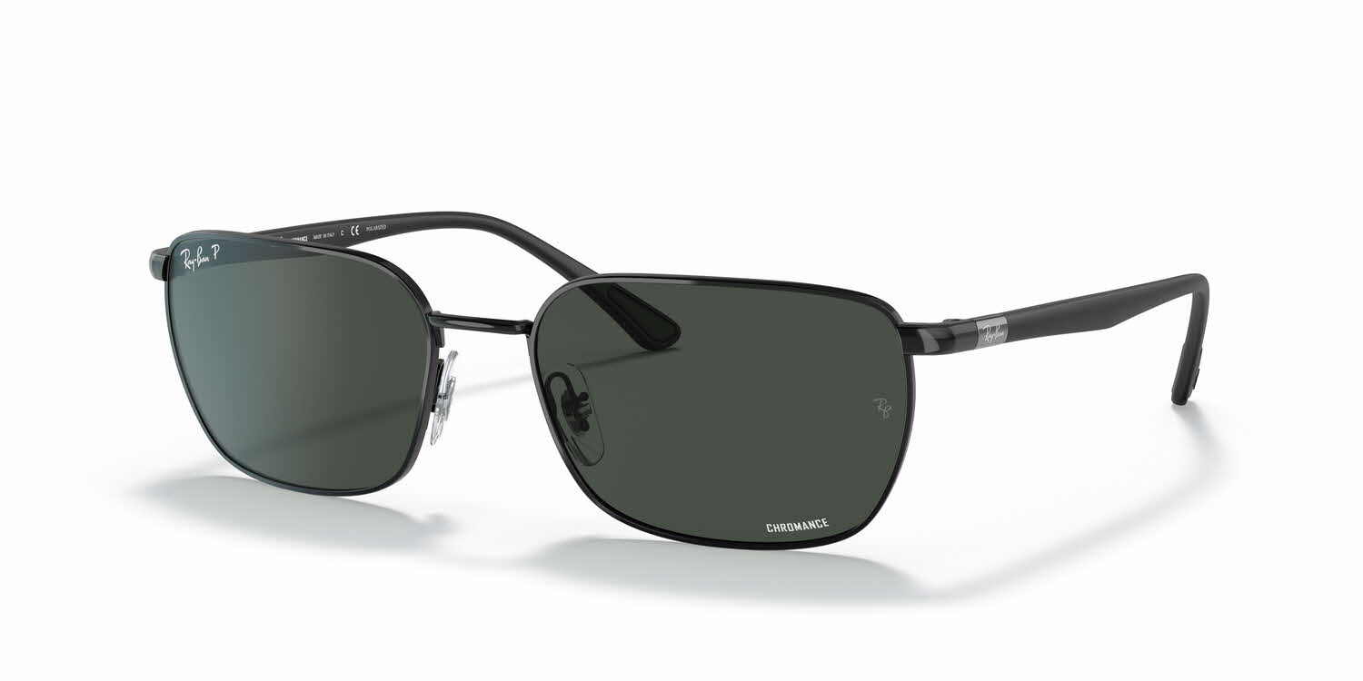  polarized dark grey lens/black