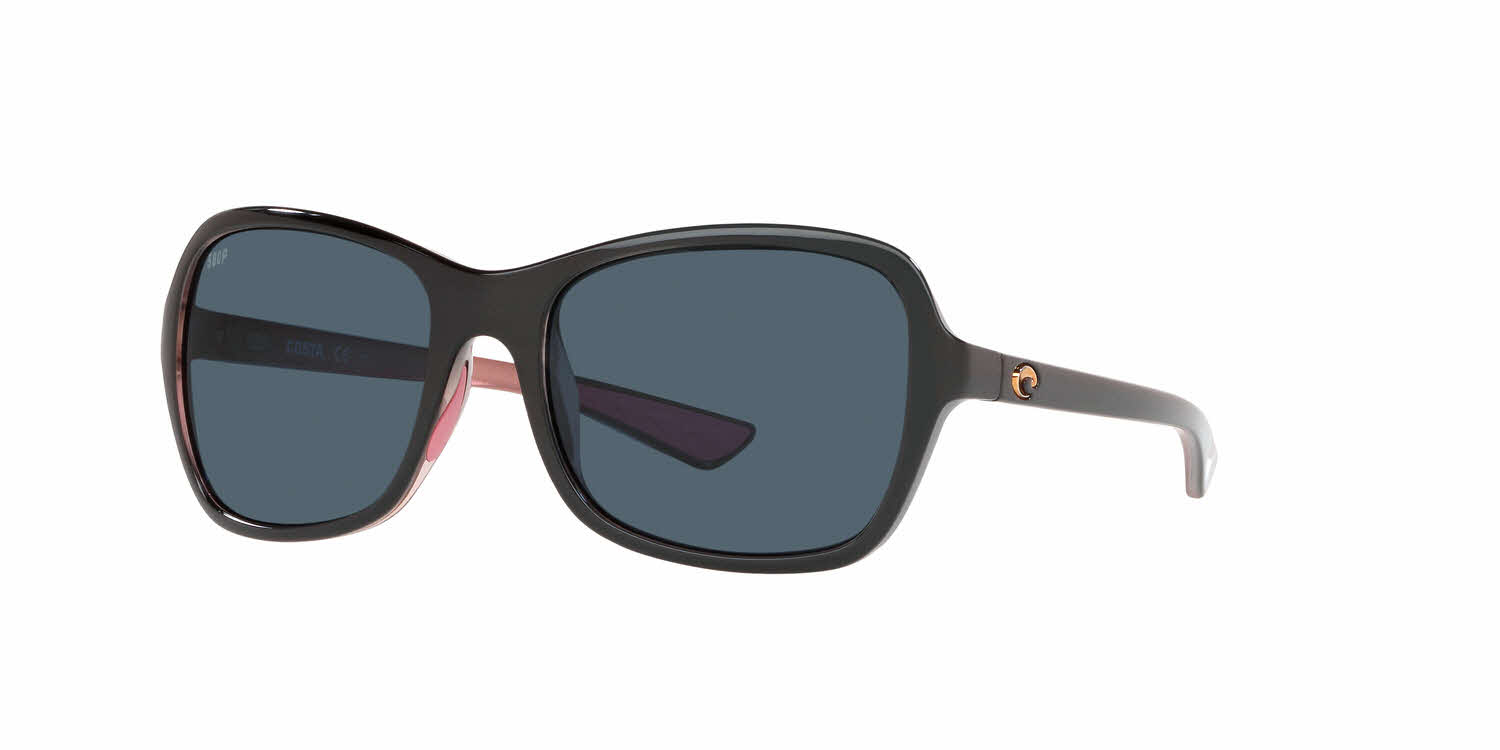  gray 580p polarized polycarbonate/shiny black hibiscus