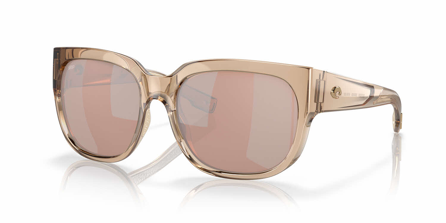  copper with silver mirror 580p polarized polycarbonate/shiny blonde crystal