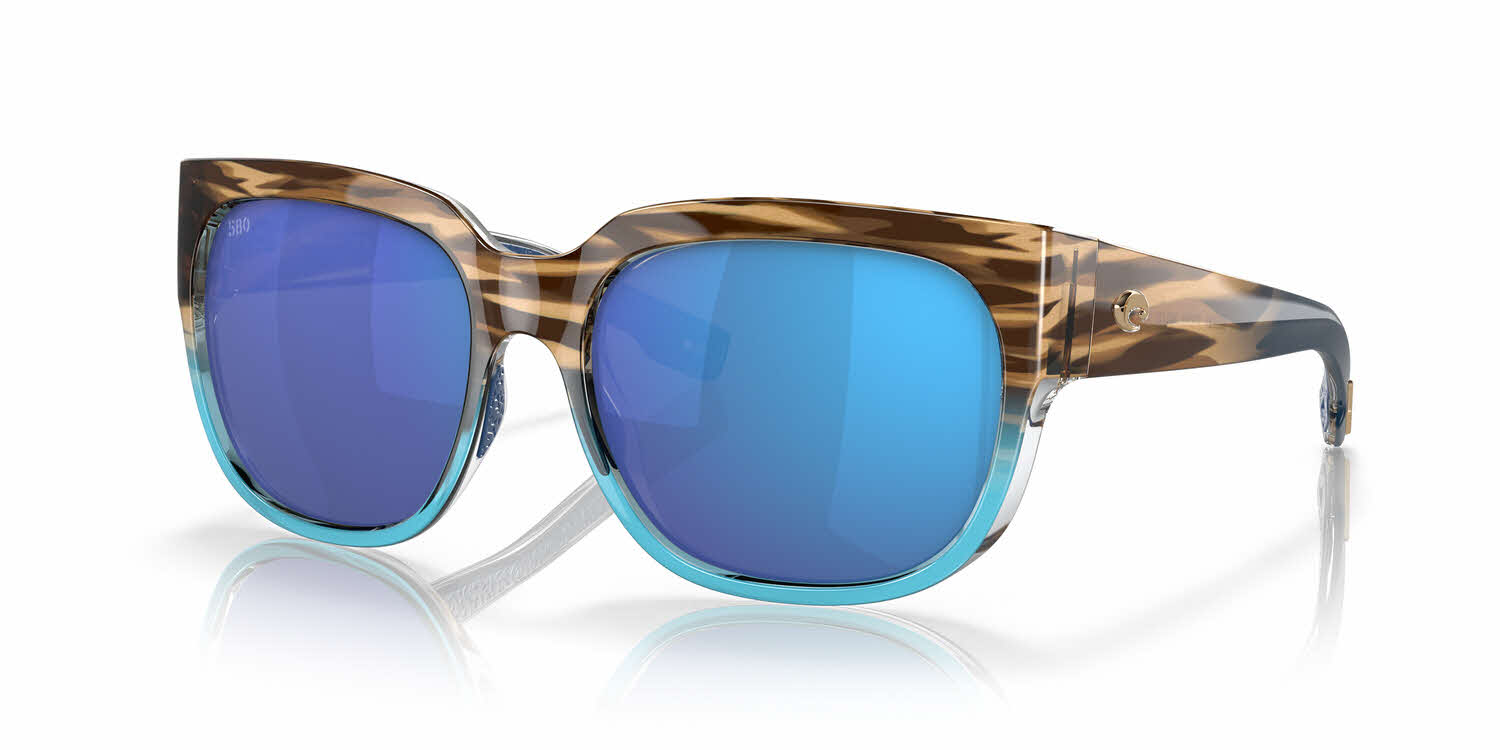  blue mirror 580g lightwave polarized glass/shiny wahoo