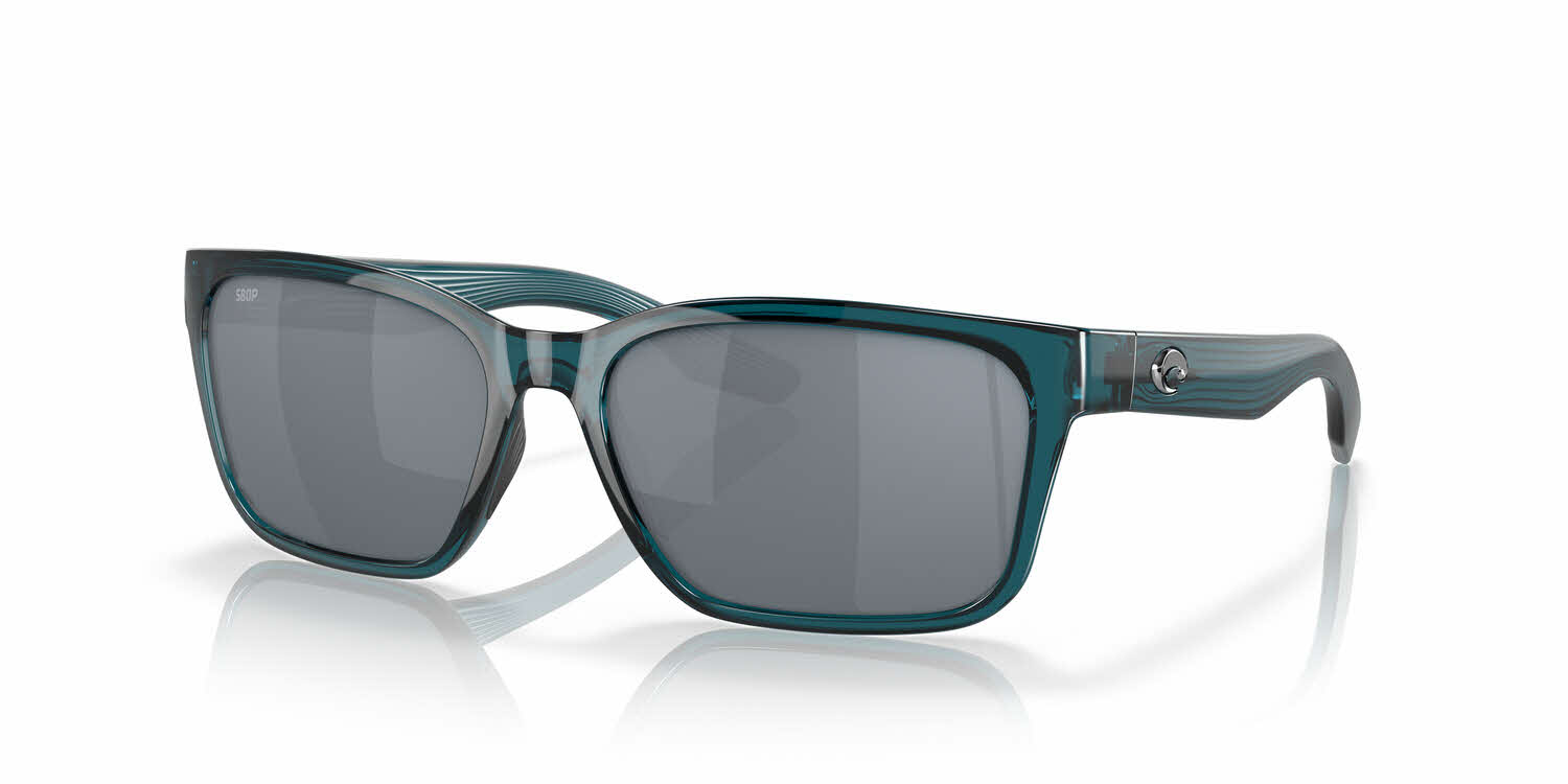  gray silver mirror 580p polarized polycarbonate lens/teal