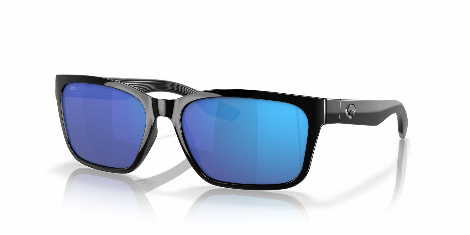  blue mirror 580g lightwave polarized glass lens/black