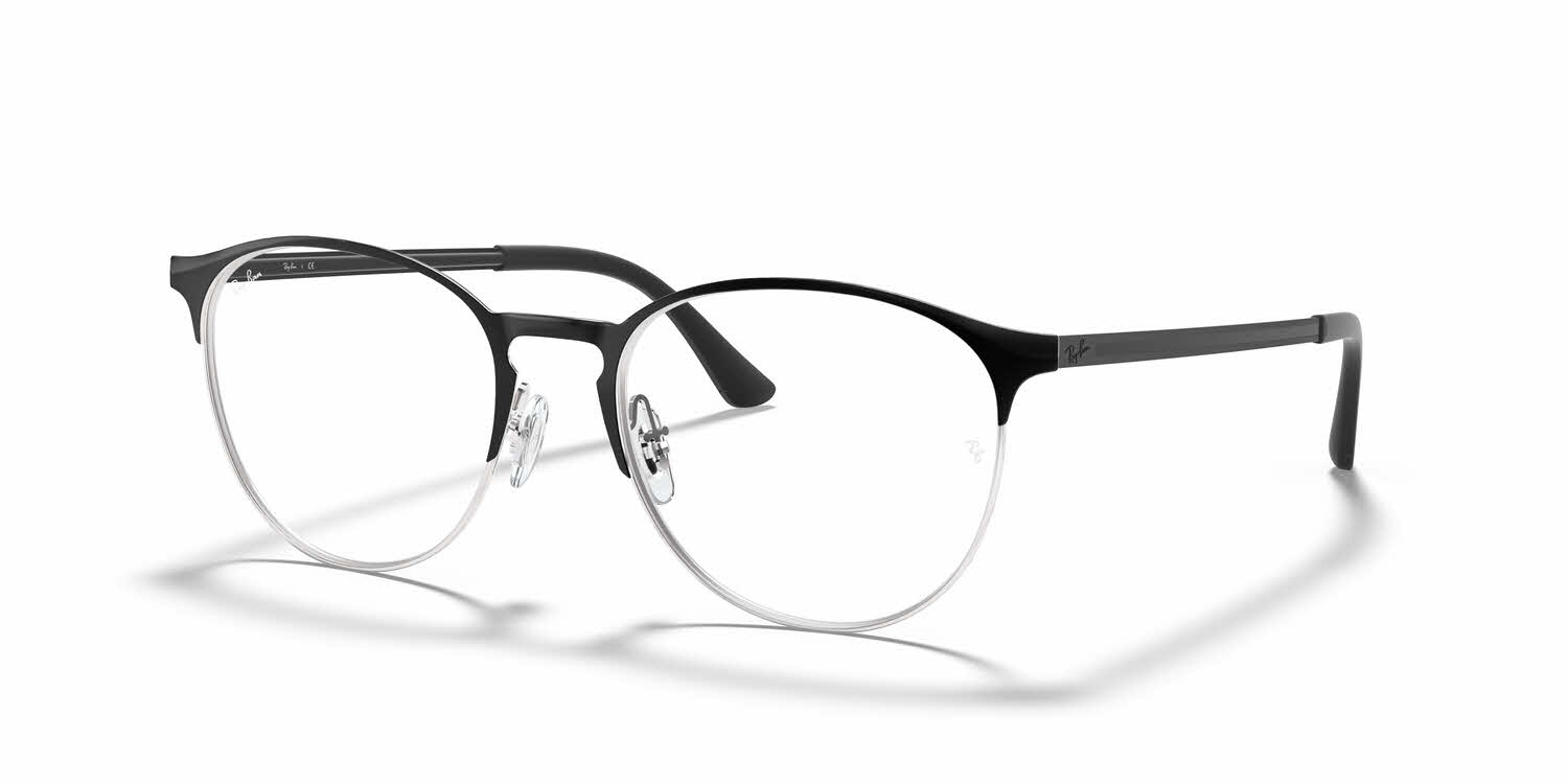  clear lens/silver on top black