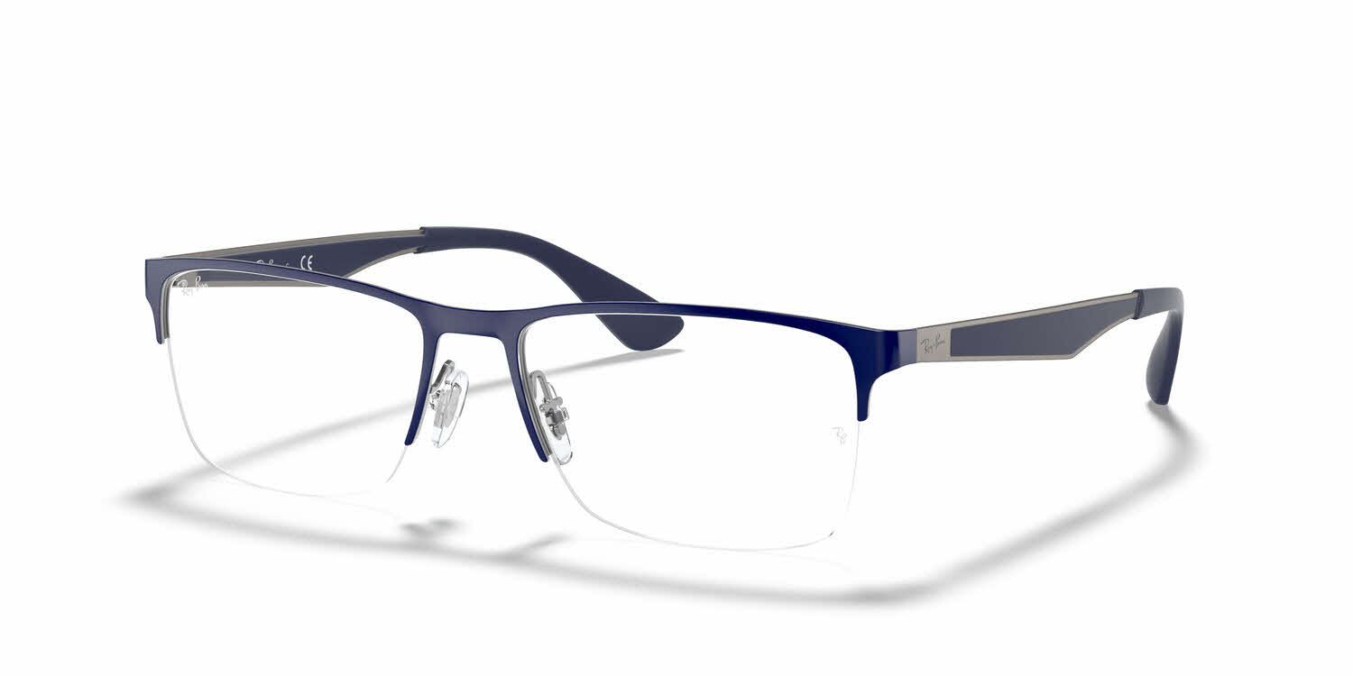  clear lens/gunmetal top blue