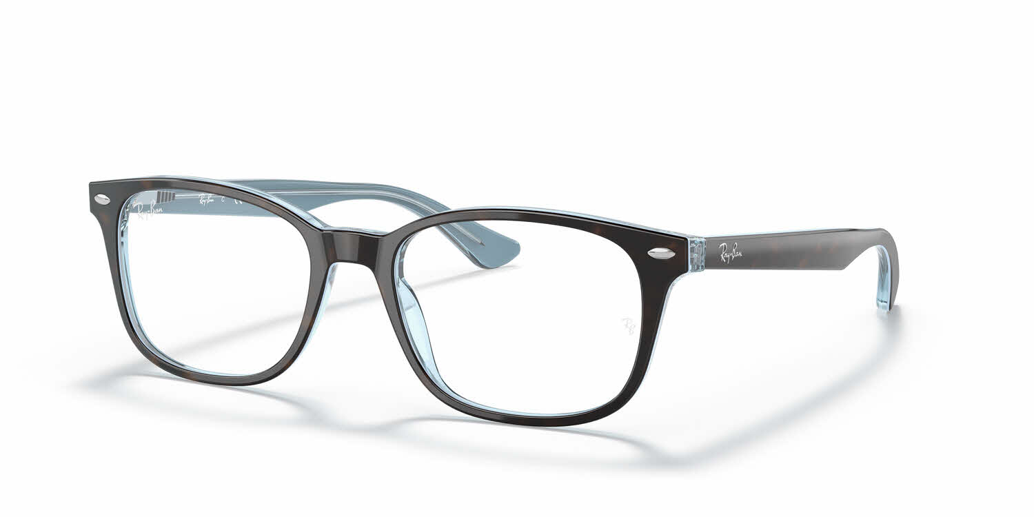  clear lens/top havana on light blue