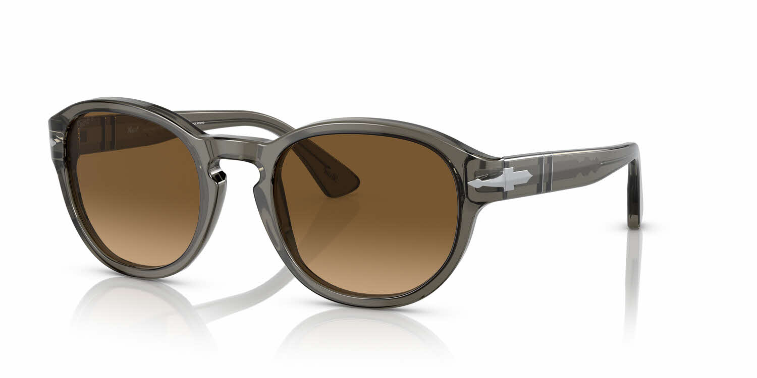  clear lens/grey taupe transparent brown polarized