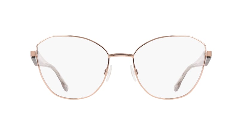  clear lenses/rose gold